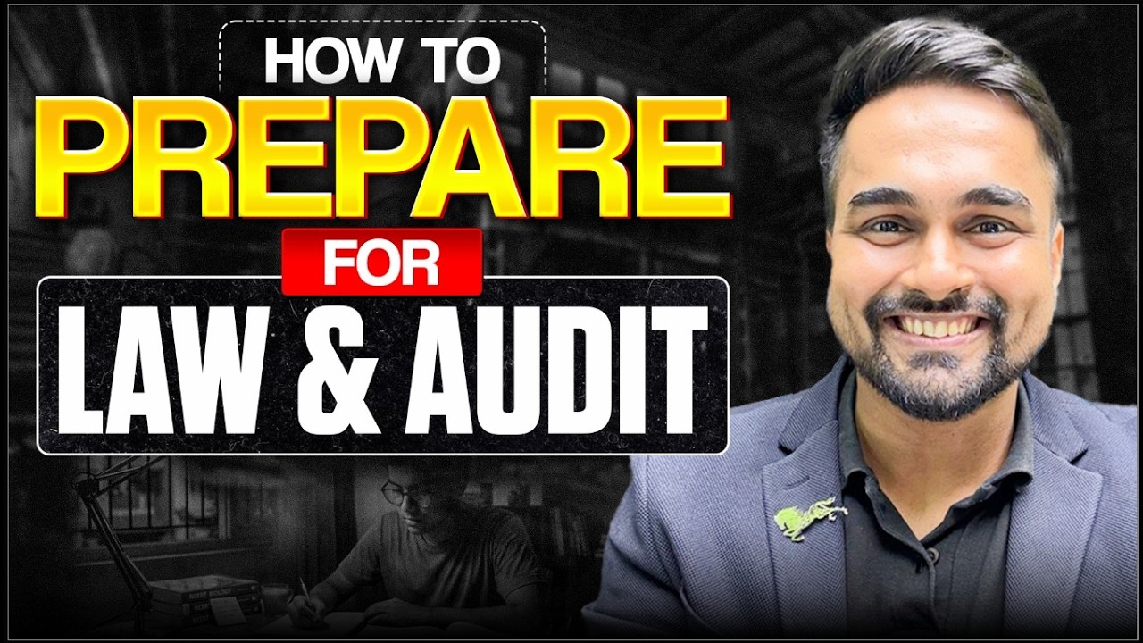 How to Prepare Law & Audit for CA Inter? | Complete Study Strategy & Plan | CA Shantam Gupta