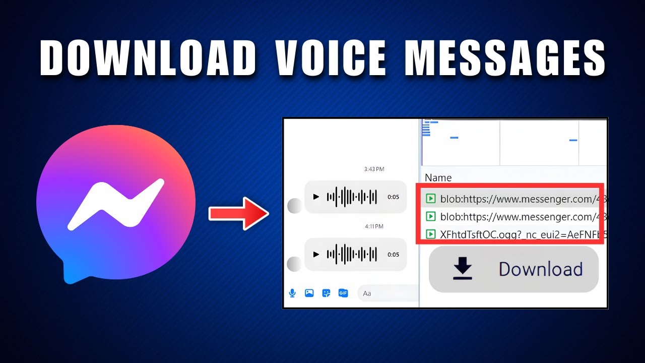 How To Download A Voice Message From Messenger On PC 2026