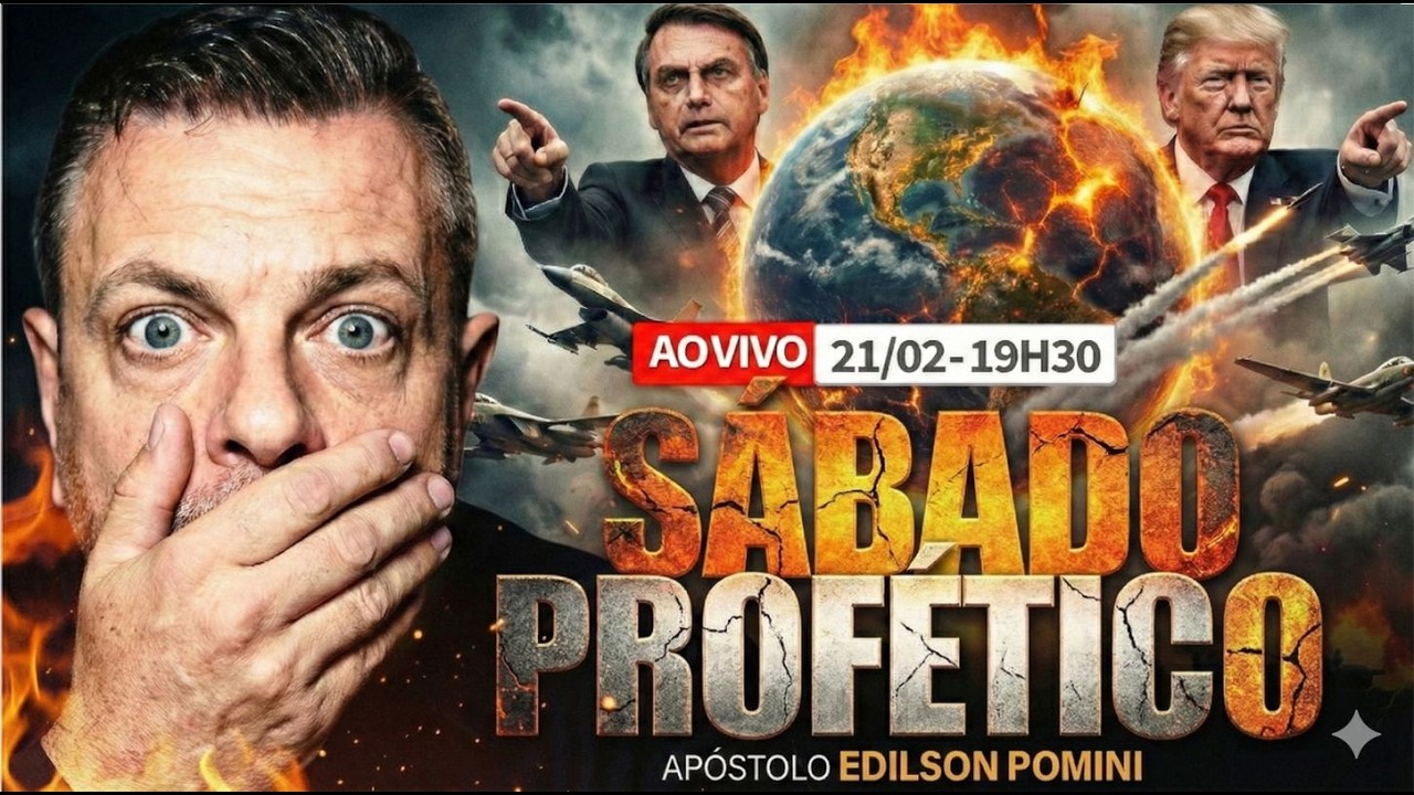 🟢 DESDOBRAMENTOS PÓS CARNAVAL - SÁBADO PROFÉTICO | APÓSTOLO EDILSON POMINI 21/02/2026O