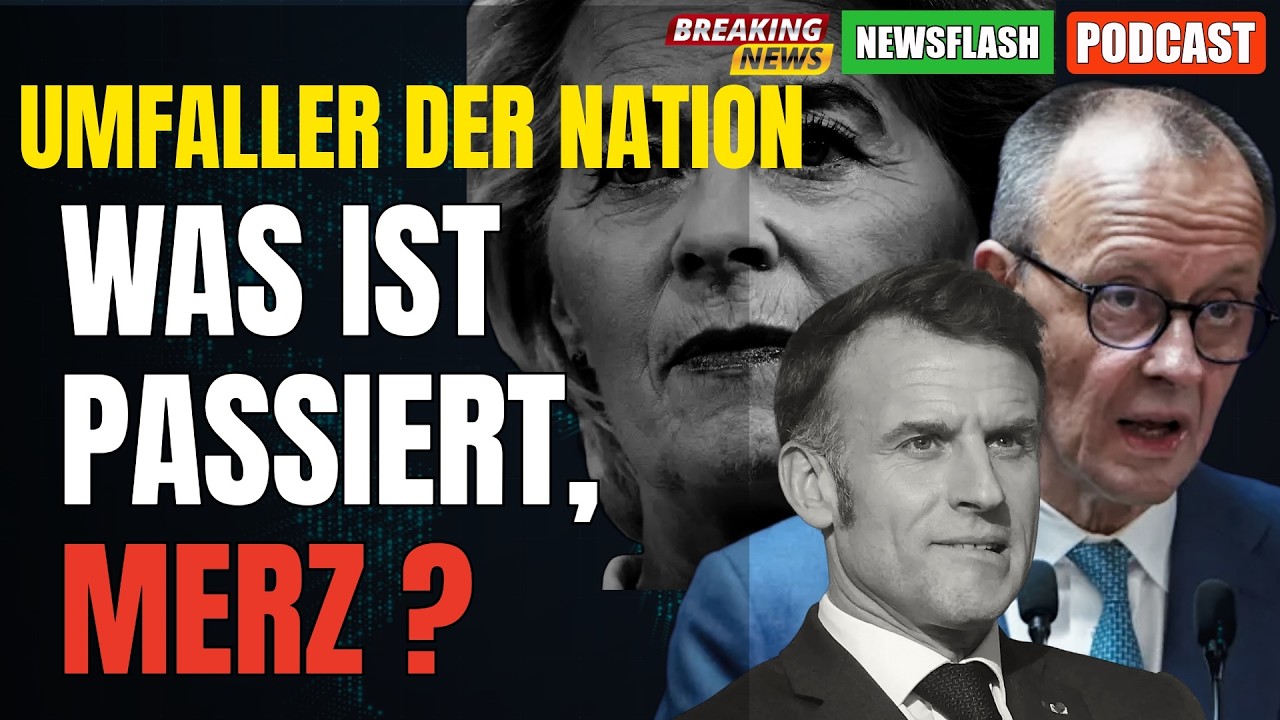 🔴 Merz rudert in 24h zurück⚡️Von der Leyen  fordert  Eurobonds⚡️Vetternwirtschaft  bei SPD/Linken