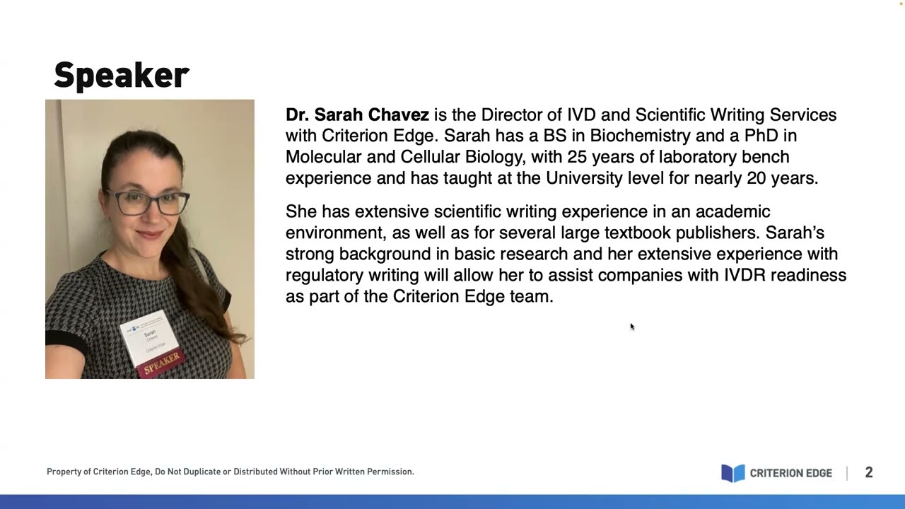 Practical Strategies to Successfully Navigate Key IVDR Regulations Applicable to SaMD Devices