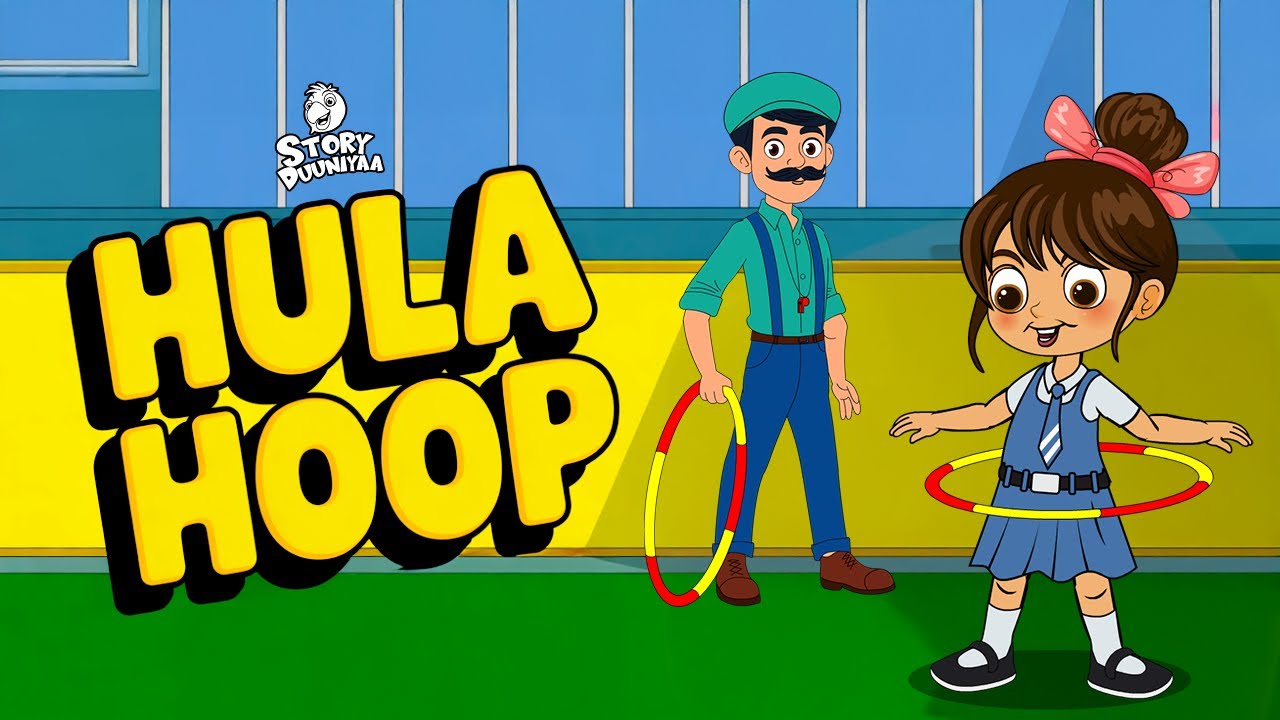 Can Kids Really Hula Hoop ?  Story Duuniyaa &mdash; hula hoop training