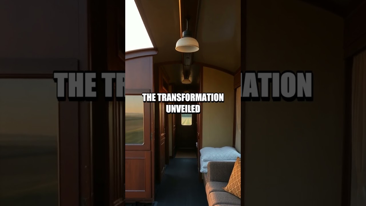 From Abandoned Railway Carriage to Cozy Family Retreat