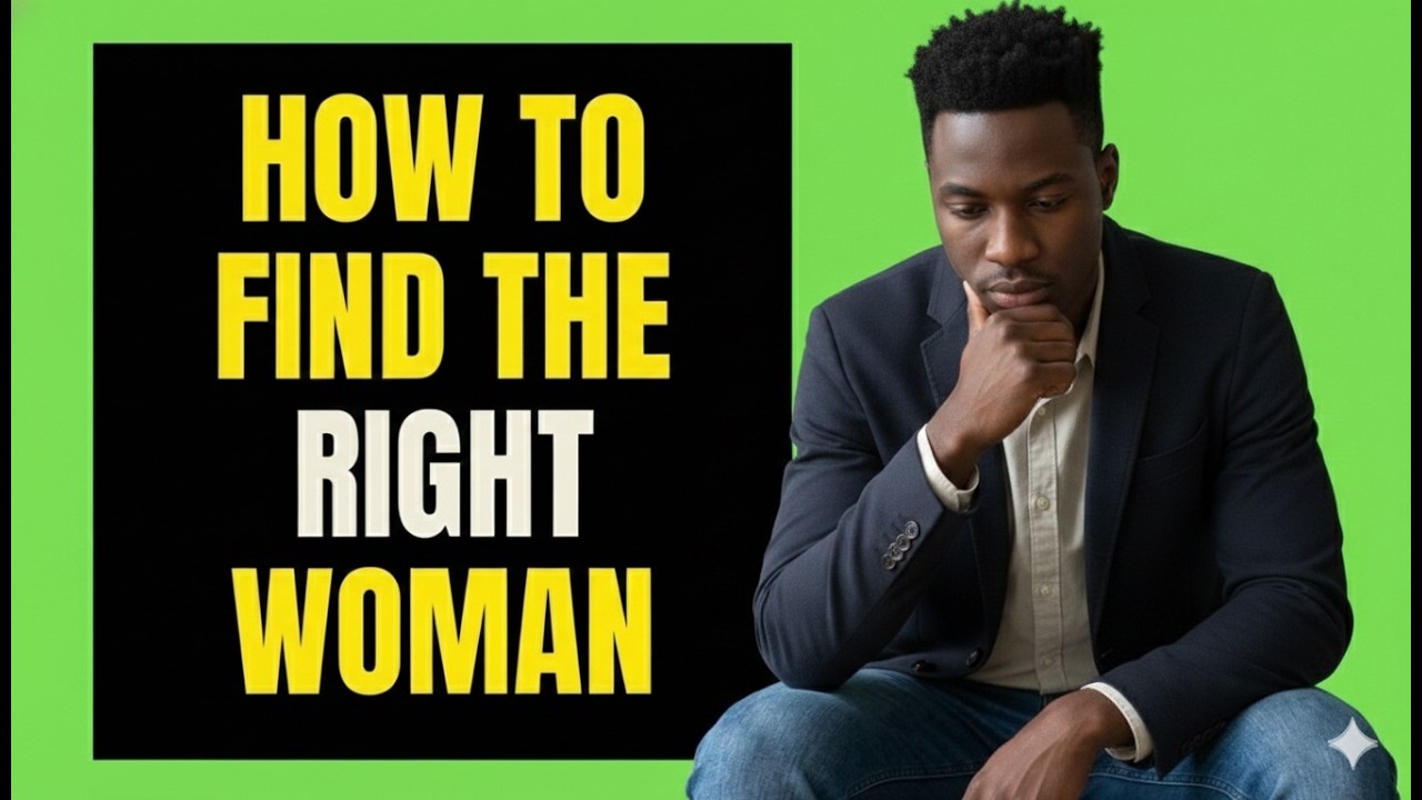 How can I find the right woman: A 4 Step Solution|  The Biblical Marriage