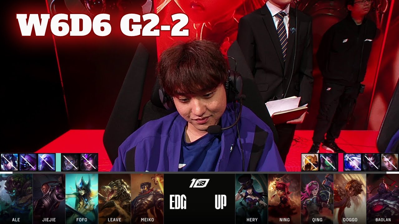 UP vs EDG - Game 2 | Week 6 Day 6 LPL Spring 2023 | Ultra Prime vs Edward Gaming G2