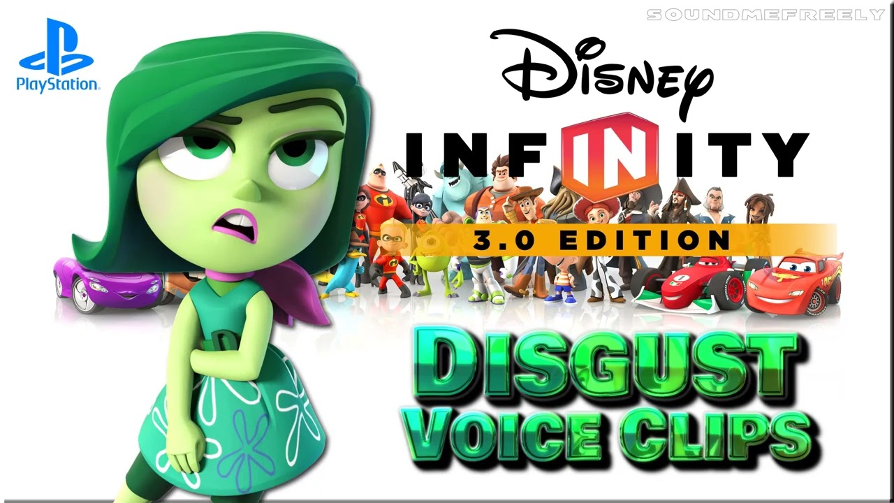 All Disgust Voice Clips • Disney Infinity 3.0 • (Ashley Adler) All Voice Lines