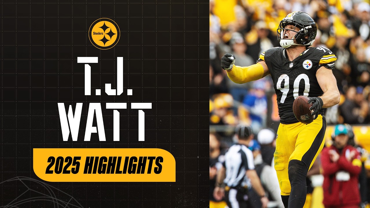 T.J. Watt's 2025 Highlights | Pittsburgh Steelers