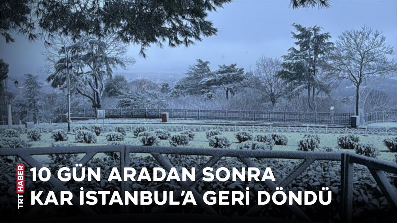 İstanbul'da kar yağışı
