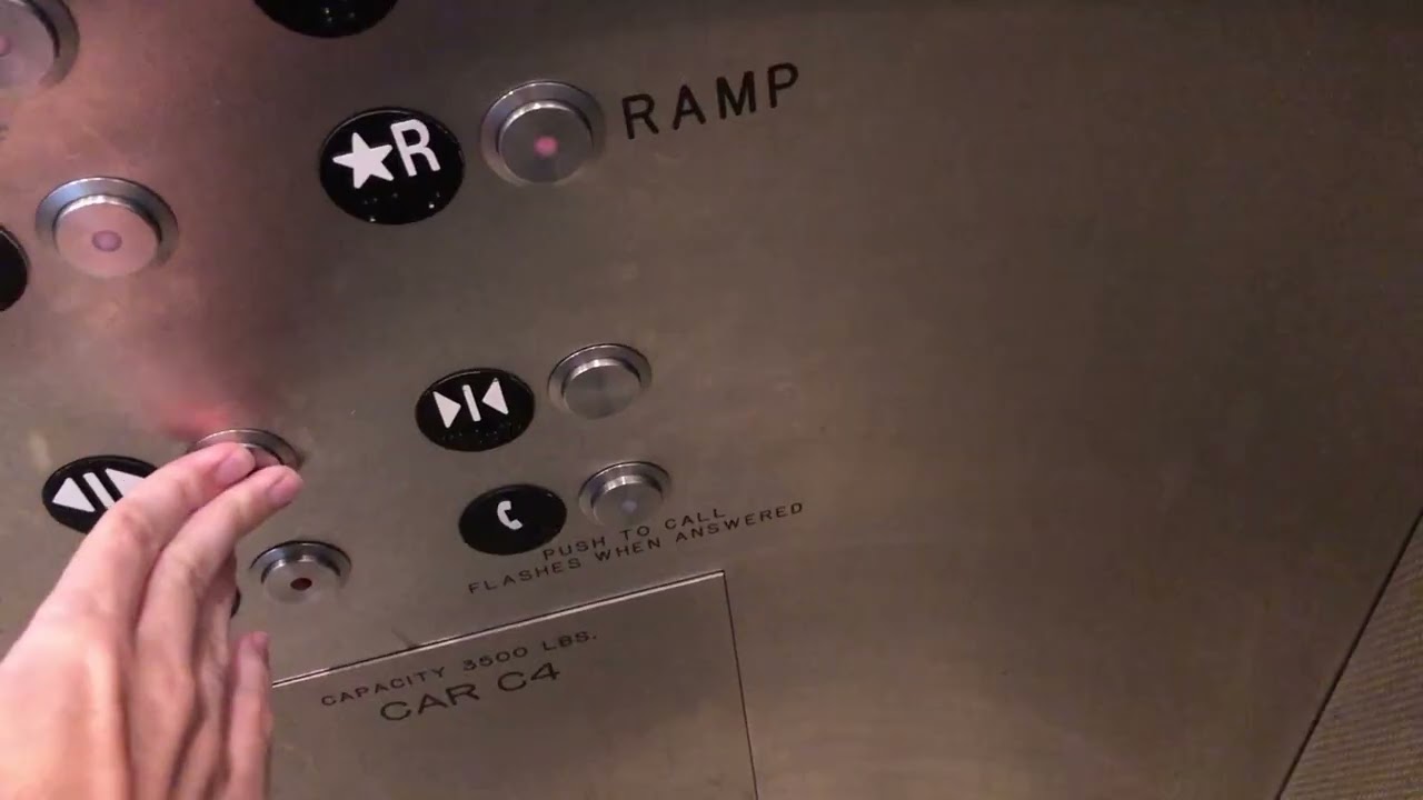 Schindler 5500 Traction Elevator at Seattle-Tacoma International Airport C-Gates in SeaTac, WA