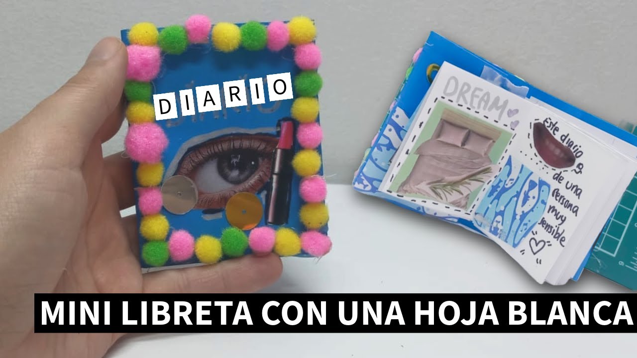 DIARIO 2026 CASERO ¿CÓMO HACER TU DIARIO 2026 CON UNA HOJA A4? DIY #diario2026