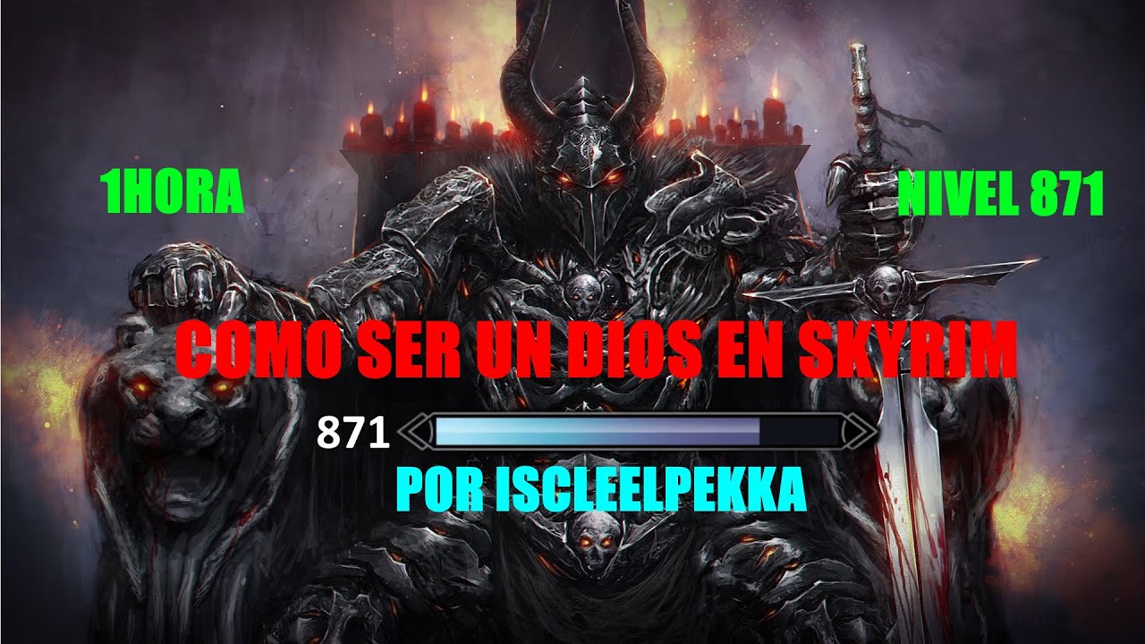 (ENTRA YA!!!) Subir ¡¡¡RAPIDO!! de nivel ¡¡¡AFK!!!en Skyrim SE +99999% Subida de nivel