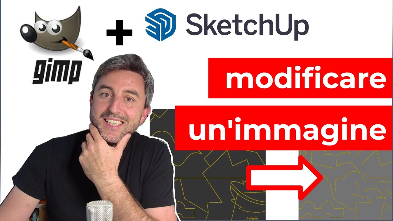 Modificare un'immagine con Gimp (per un progetto in SketchUp)