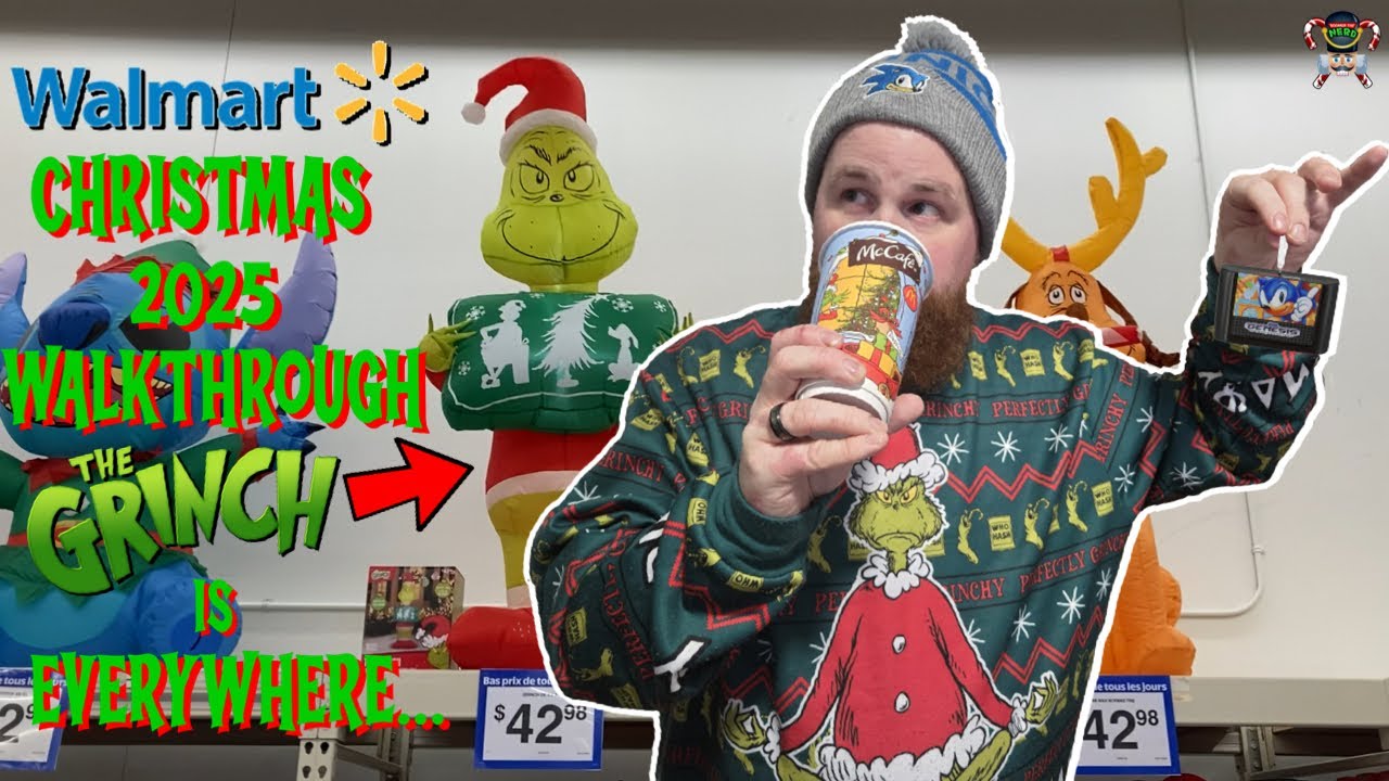 Walmart Christmas 2025 Walkthrough + Toy Hunt | The Grinch is EVERYWHERE | @BoomerTheNerd 