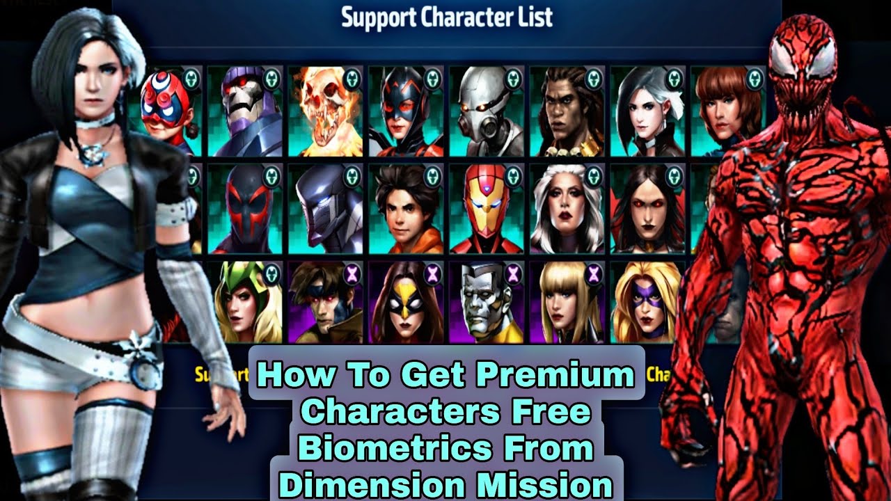 How To Get Premium Characters Free Biometrics From Dimension Mission - Marvel Future Fight
