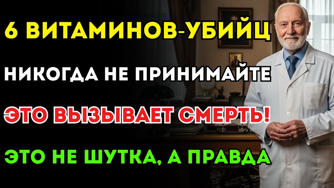 Врач с 30-летним стажем: Никогда не пейте эти 6 витаминов! Фармацевты скрывают правду от вас