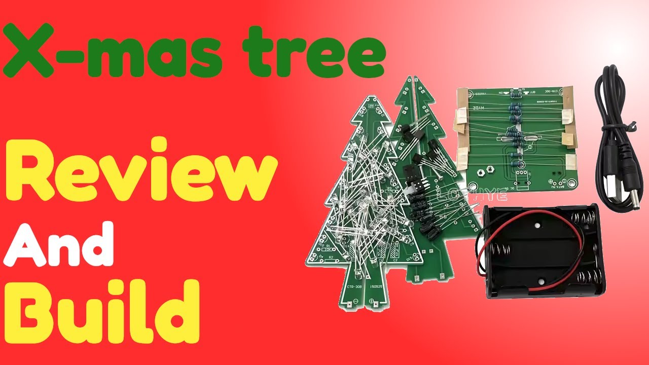 Christmas Tree LED Kit Review & Assembly Tutorial | DIY Electronics Build Guide