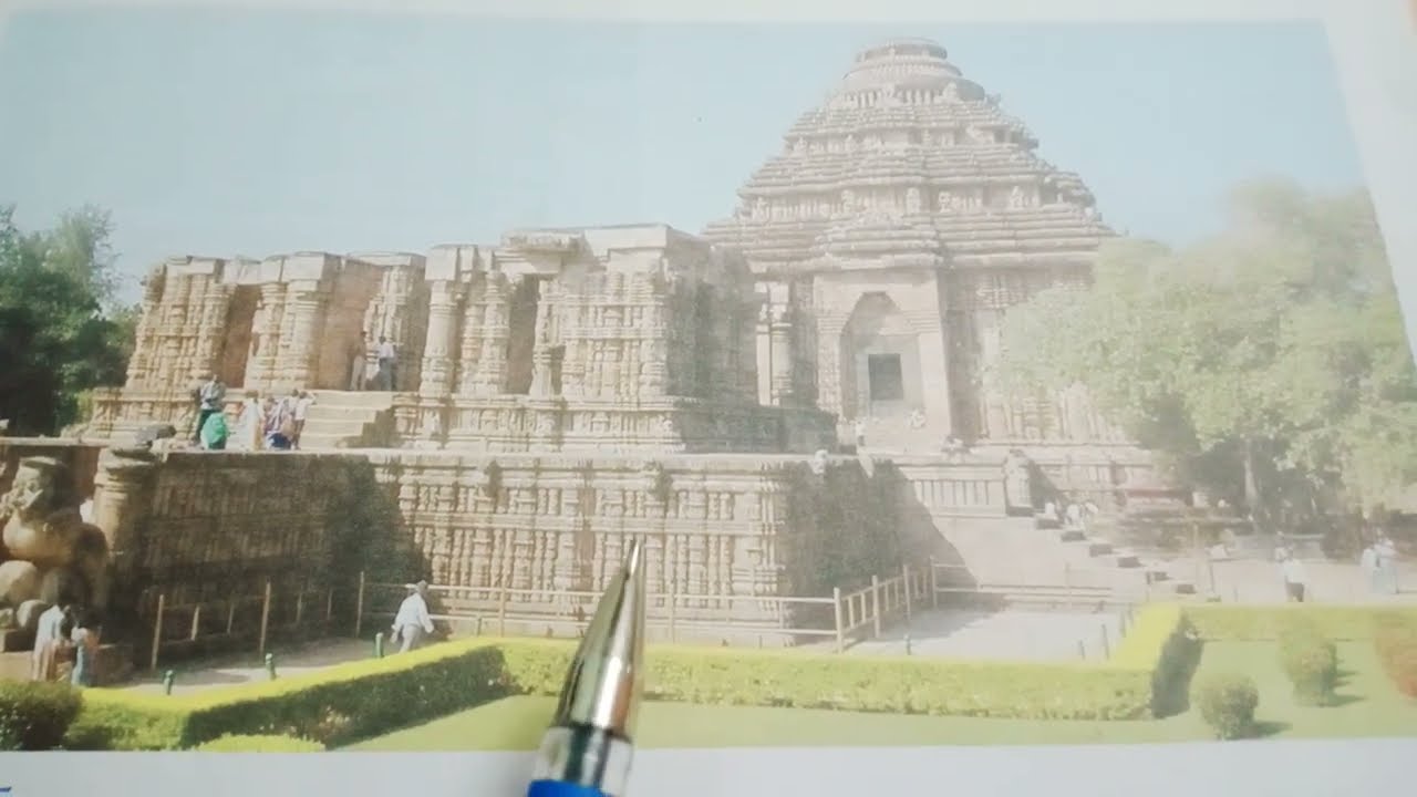 # Konark sun temple # 3rd STD lesson explanation #