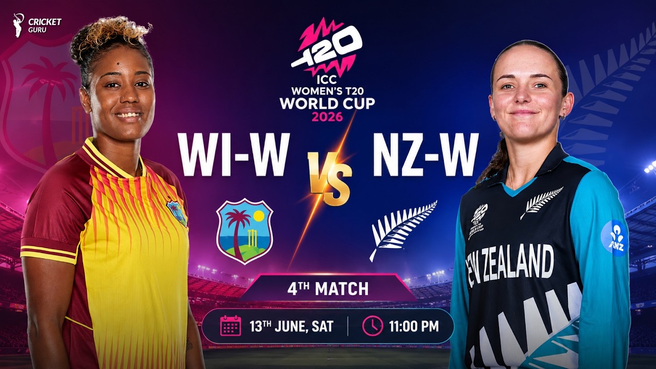 T20 WC 2026: West Indies Women vs New Zealand Women 4th MATCH PREDICTION, 🔥 WHO WILL WIN?