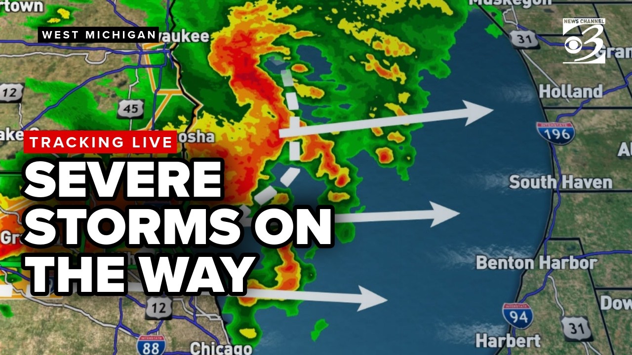 LIVE STORM TRACKING | Tornado and Severe Storm Watches and Warnings in West Michigan