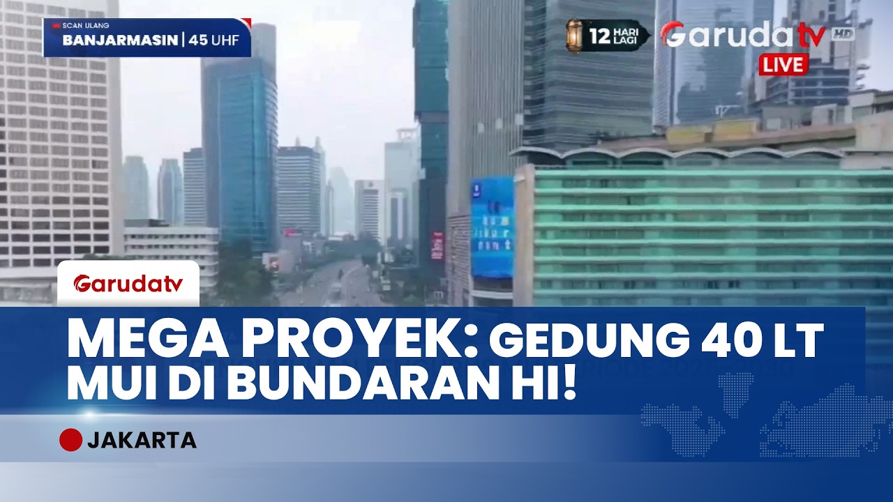 Hadiah Presiden Prabowo: MUI Bakal Punya Gedung 40 Lantai di Bundaran HI, Jadi Pusat Ormas Islam RI!