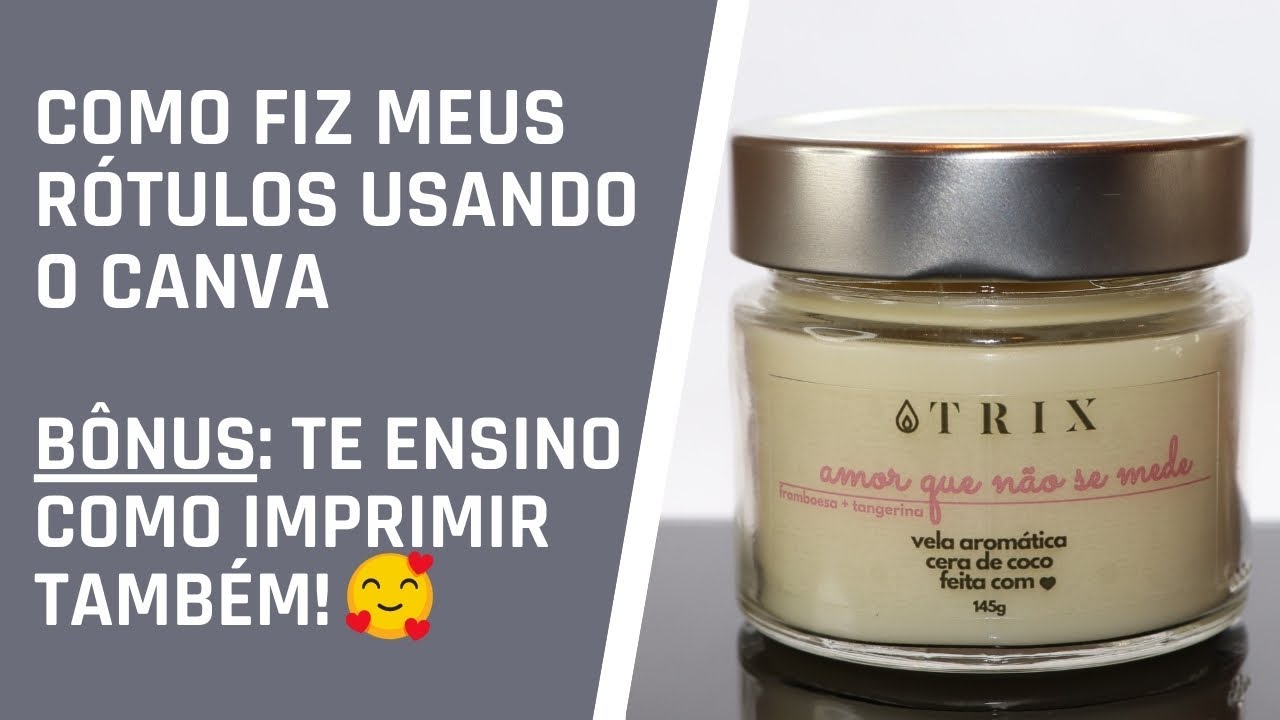COMO FAZER SEUS RÓTULOS NO CANVA