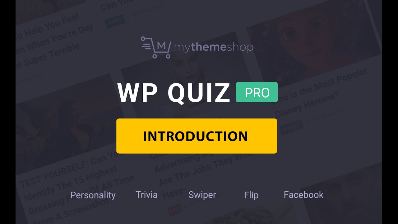 No #1 Quiz Plugin for WordPress - WP Quiz Pro by MyThemeShop