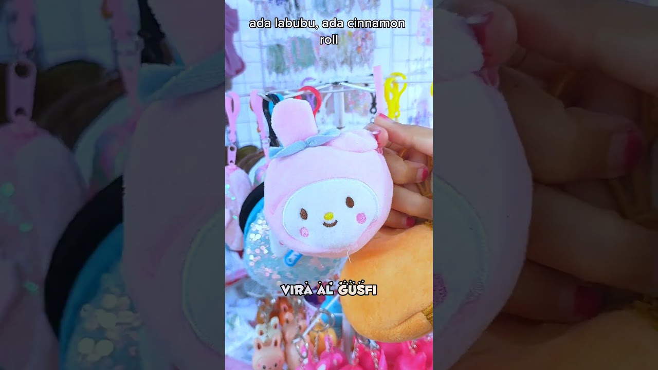 Dompet Koin Mini Pouch Karakter Dompet Anak Anak #accessories #pouch #labubu #sanrio #cinnamoroll