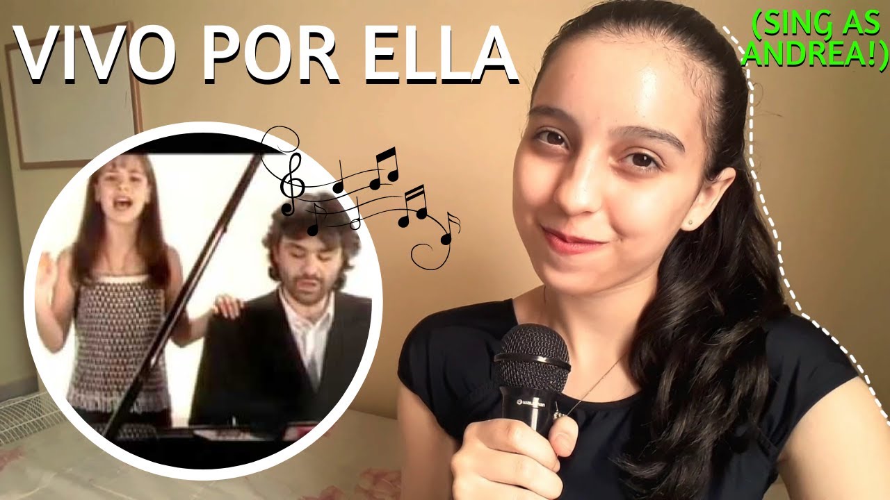 Vivo Por Ella (Sandy's Part Only - Karaoke) - Andrea Bocelli