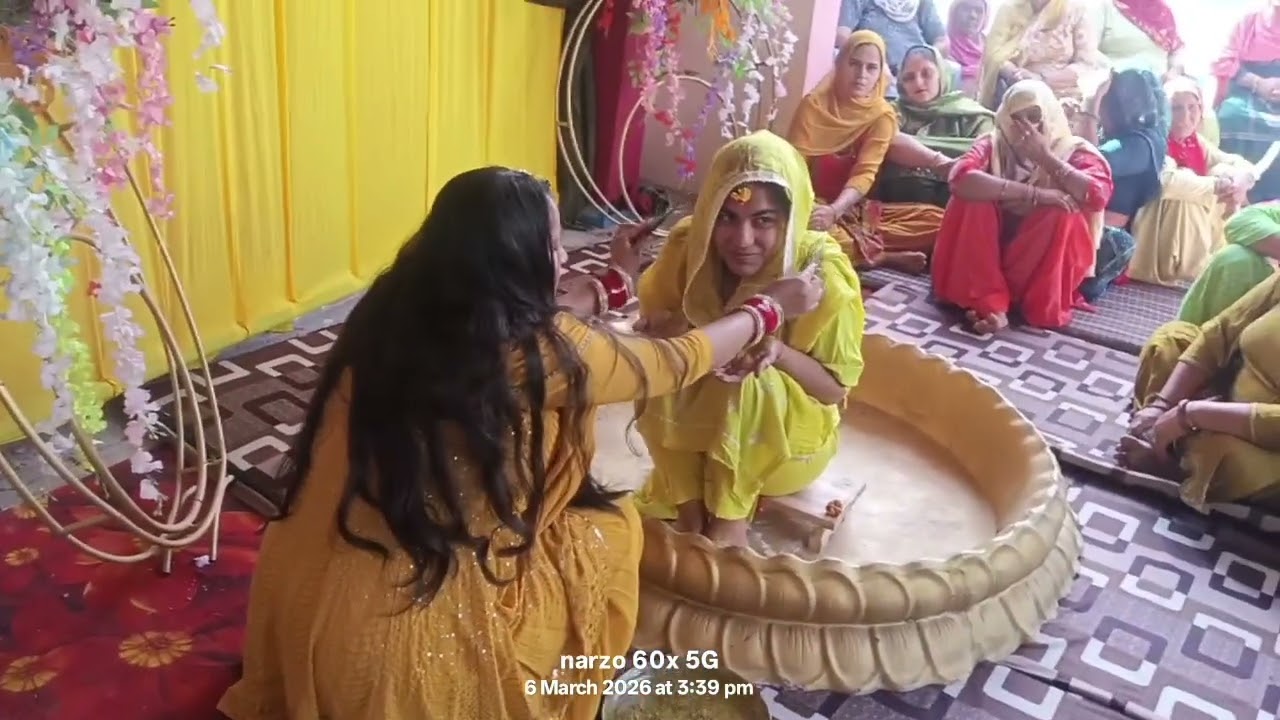 Haldi ki rasam