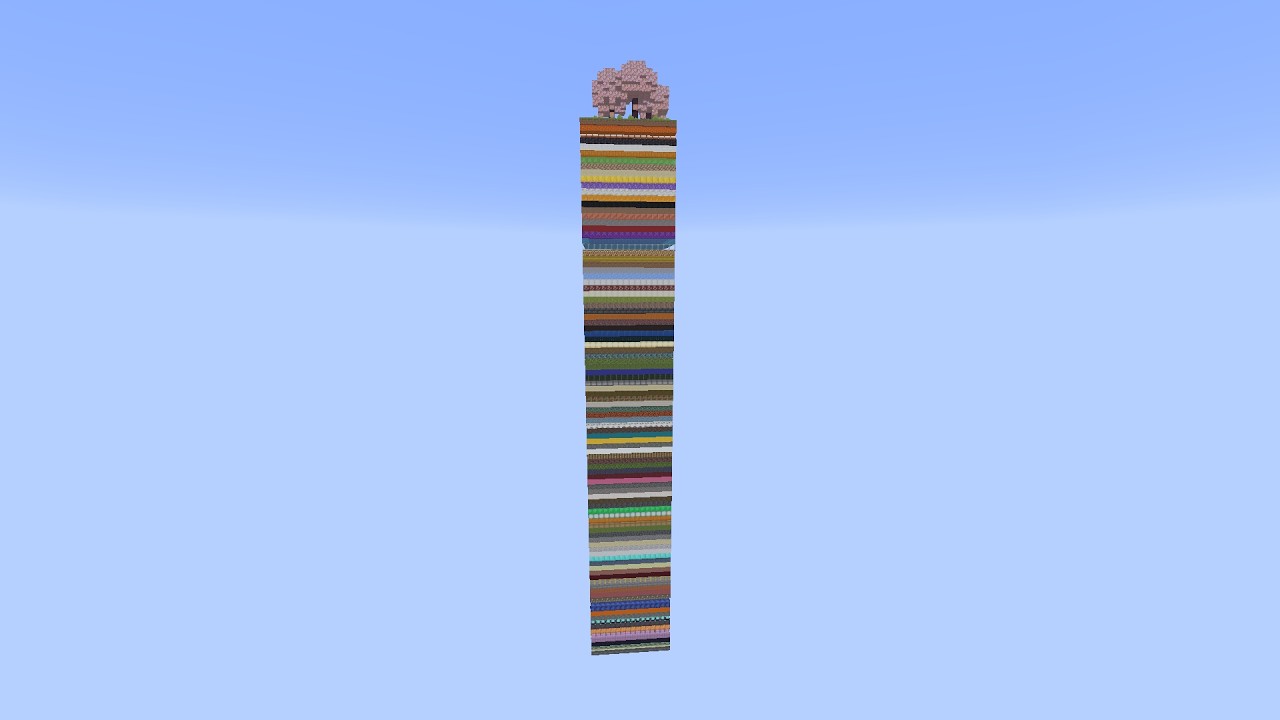 마인크래프트 one chunk layer