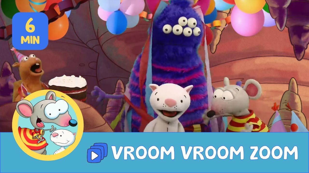 Toopy and Binoo | Binoo's Surprise Party 🎂🐱🎁 | Vroom Vroom Zoom