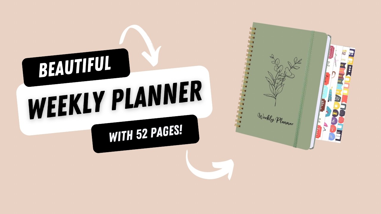 Great budget friendly weekly planner