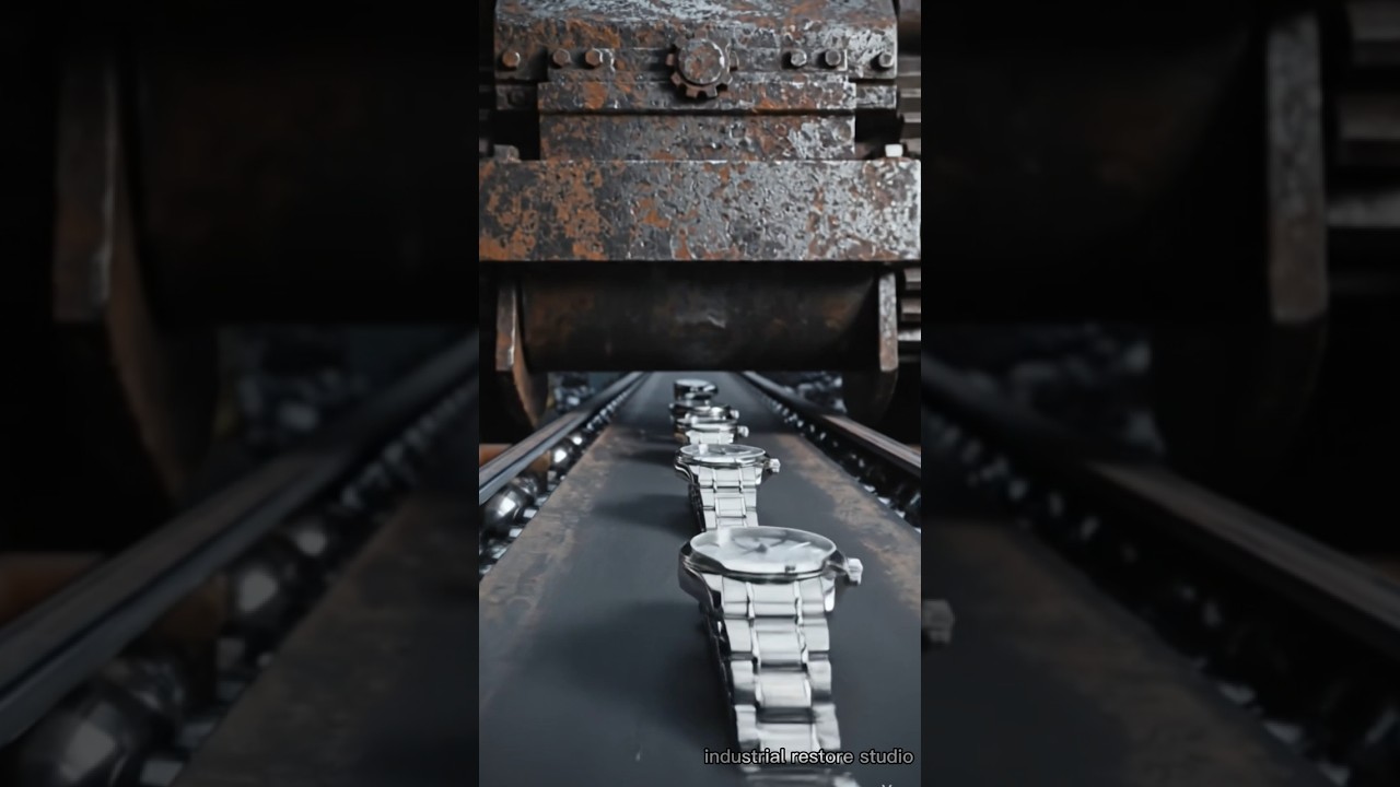 Crushing Luxury Items in a Giant Machine 😱 | #crushing #crusher #shortsfeed