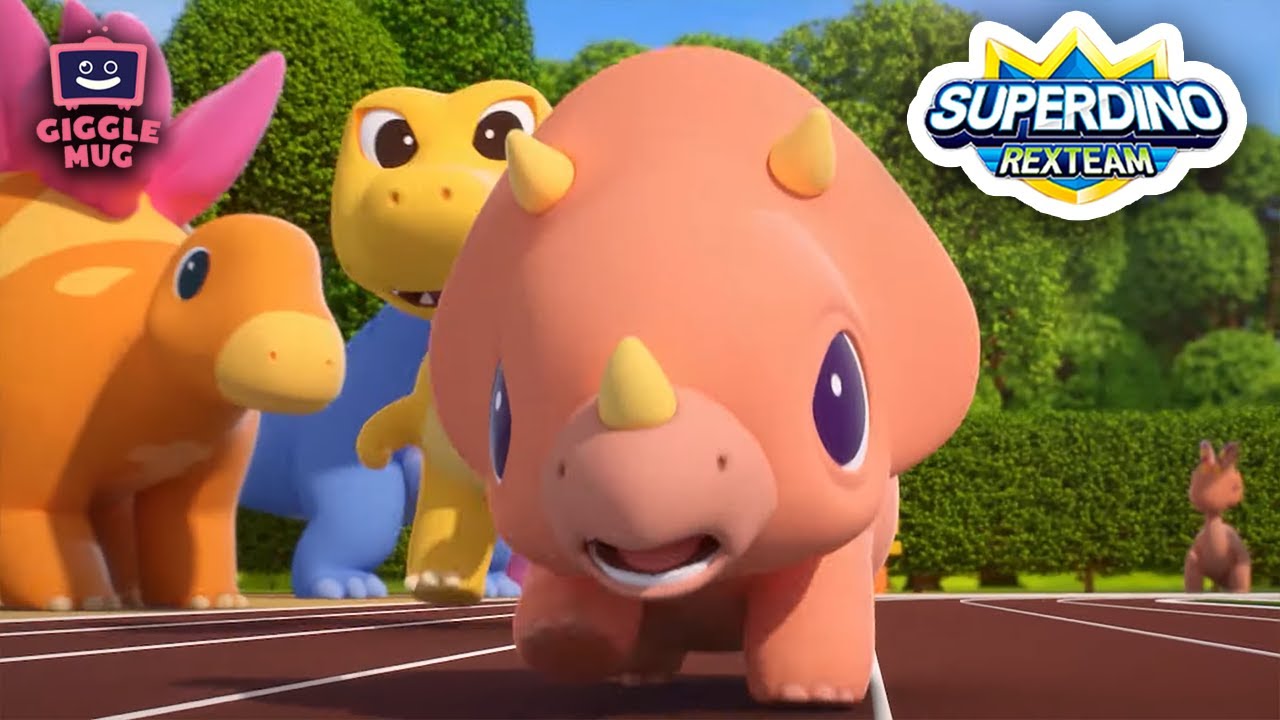 Run Sasha, Run! | Super Dino (14-Minute Cartoon for Kids!)