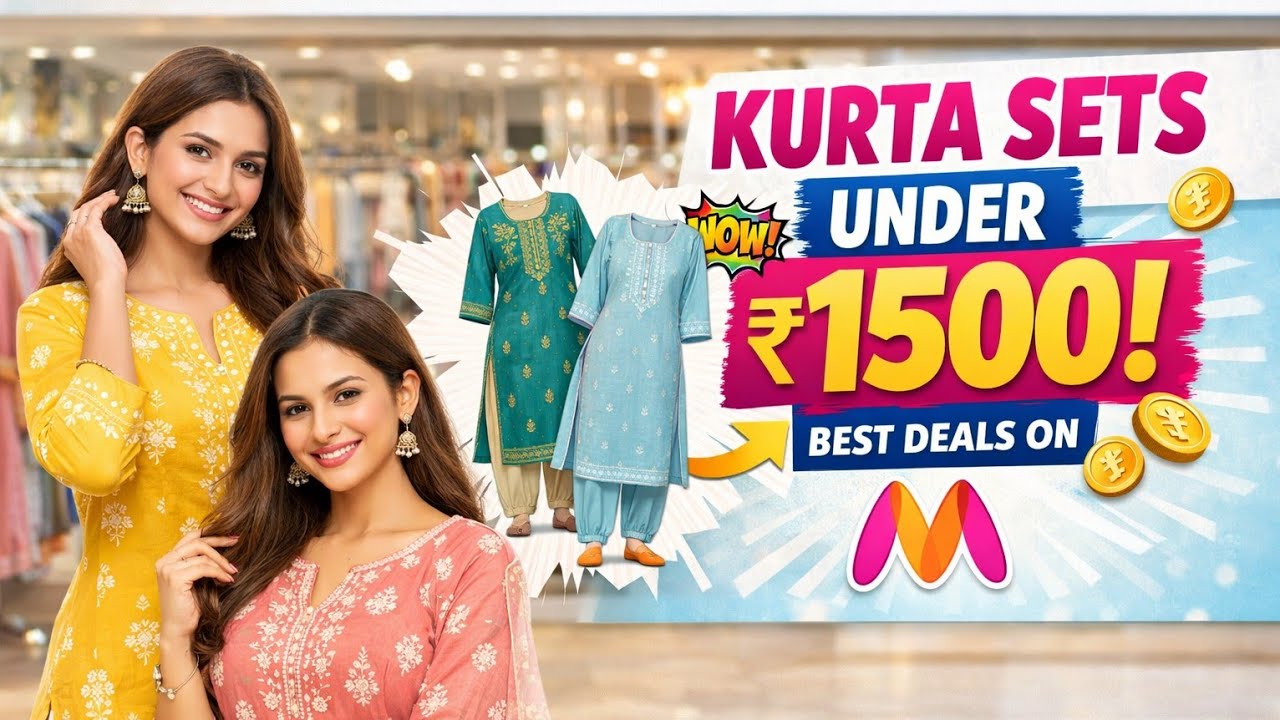 Kurta sets under 1500 on Myntra| Best deals|  Affordable Ethnic Wear Haul