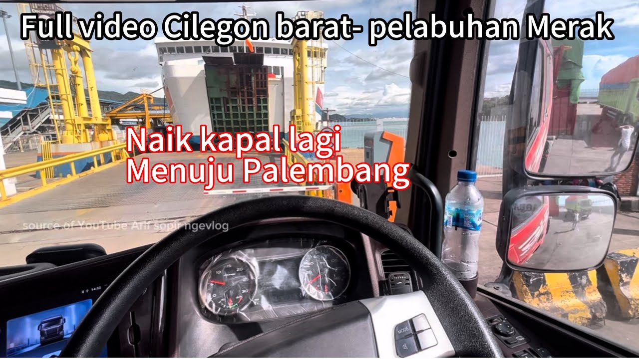 Part 2 OTW Palembang📍full video dari Cilegon barat - pelabuhan merak#sibasurya #drivingview #fawjh6 