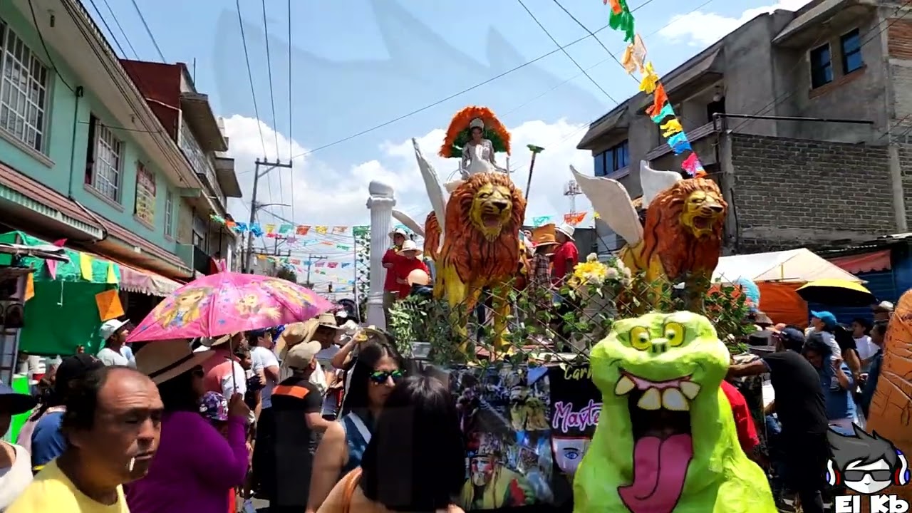 Carnaval San Pablo Oztotepec 2024 | Iniciando el recorrido | Comparsa la Central | Org. Tuzos