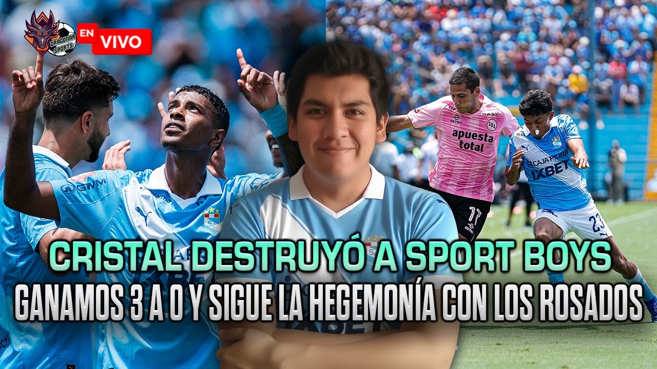 CRISTAL VENCIÓ 3 A 0 A SPORT BOYS 🏆 YA ES UNA COSTUMBRE GANAR A LA MISILERA
