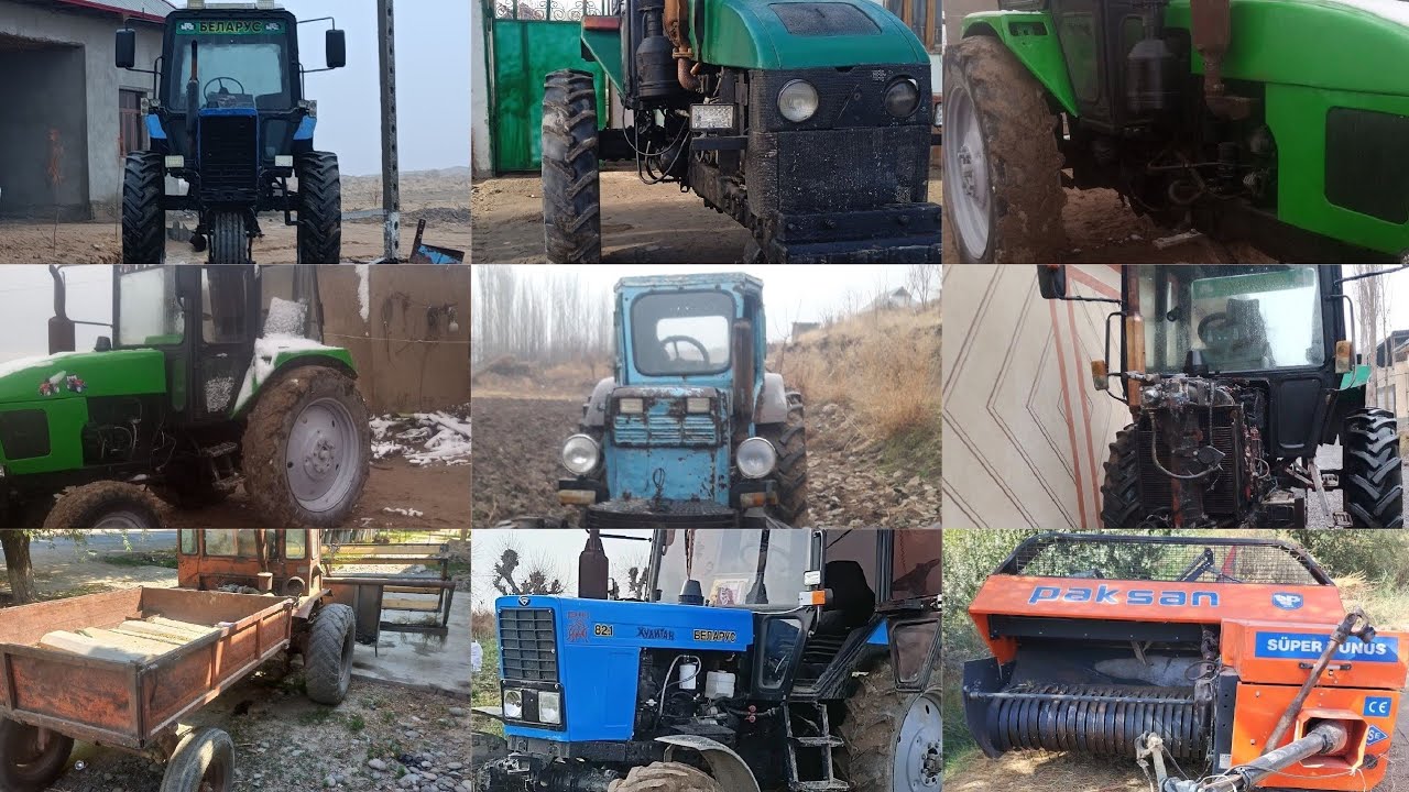 Barcha mtz ttz t28 t40 Belarus xachir yumuzi va boshqa traktor narxlari 