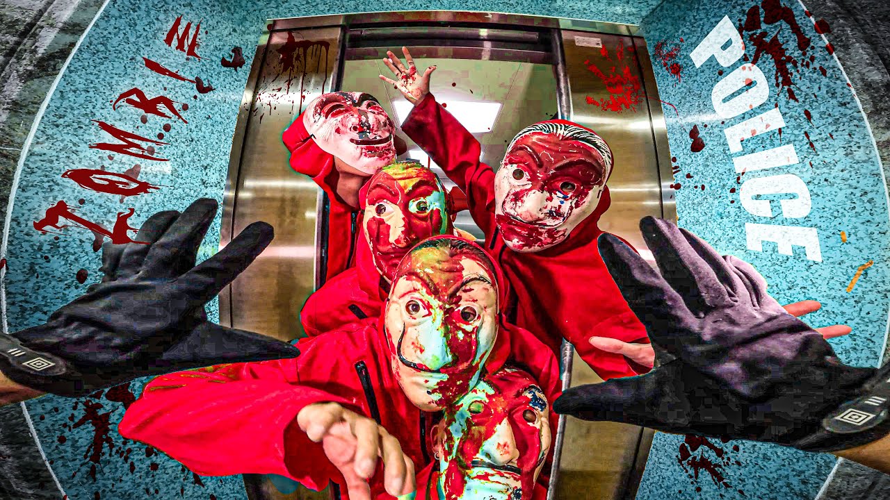 ZOMBIE MONEY HEIST ESCAPE POLICE PARKOUR POV ( ACTION LIVE FULL STORY )  RESCUE DOCTOR SUCCESSFUL