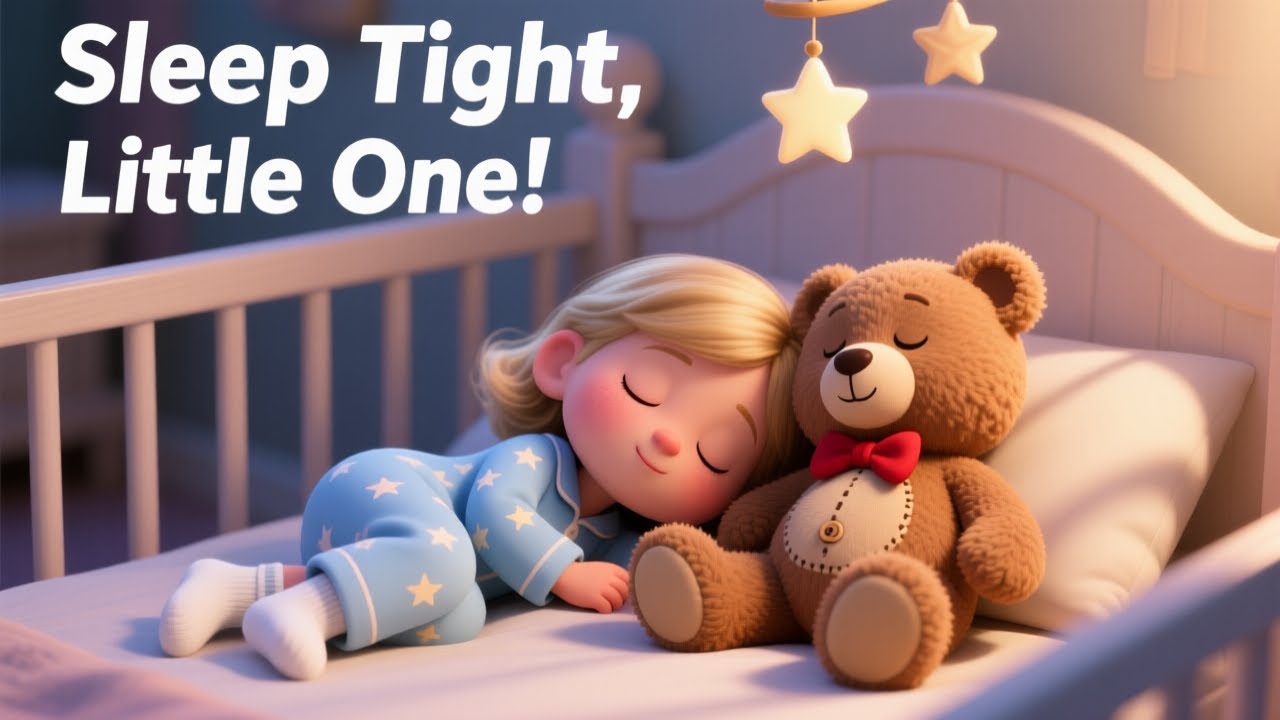 Teddy Is Tired Too | Relaxing Kids Lullaby for Peaceful Sleep