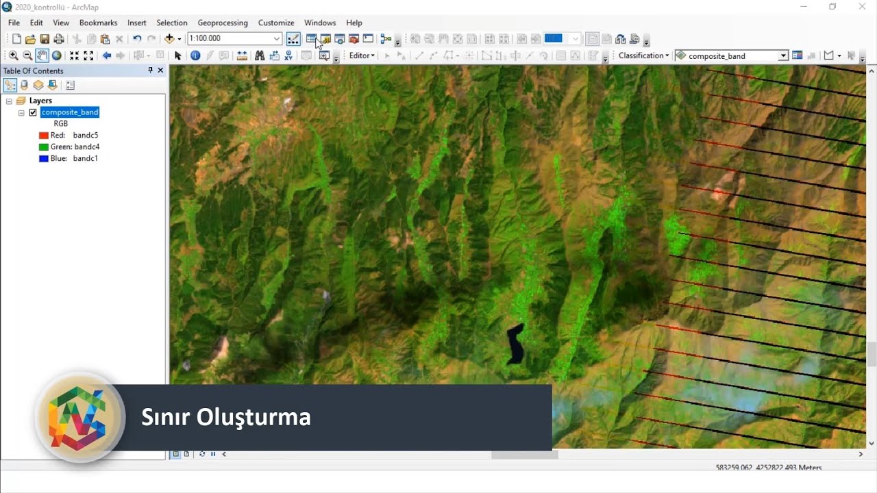 Sınır Oluşturma (ArcGİS 10.8)