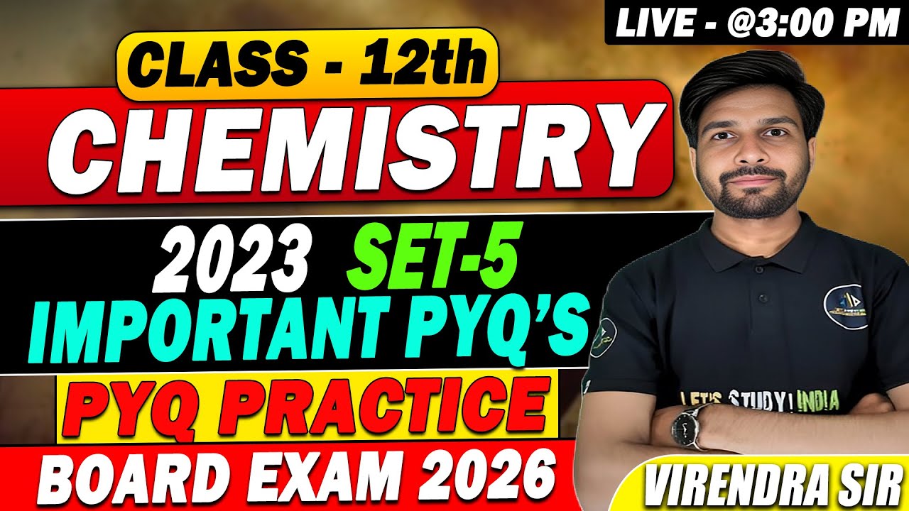Class 12 Chemistry Hindi Medium 2023 PYQ Solution 