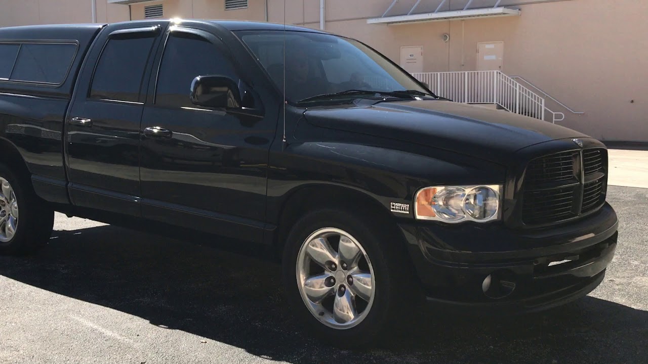 2003 DODGE RAM 1500 5.7L HEMI MAGNUM CREW CAB PICK-UP TRUCK