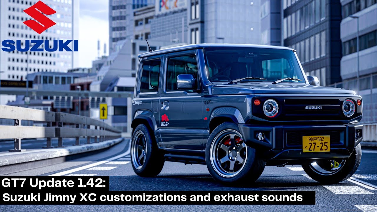 GT7 Update 1.42: Suzuki Jimny XC customizations and exhaust sounds
