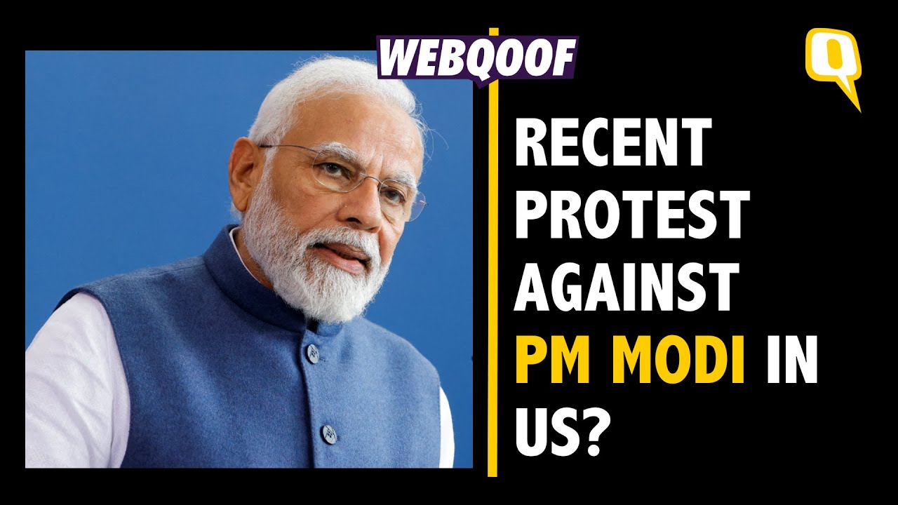 Fact-Check: Old Video Of Protest Against PM Modi in US Shared as Recent | The Quint