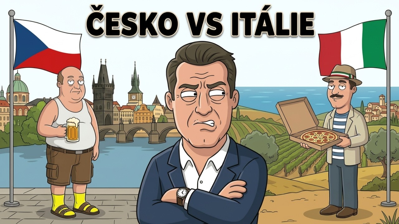 Česko vs Itálie 2026 - Kde se žije líp?