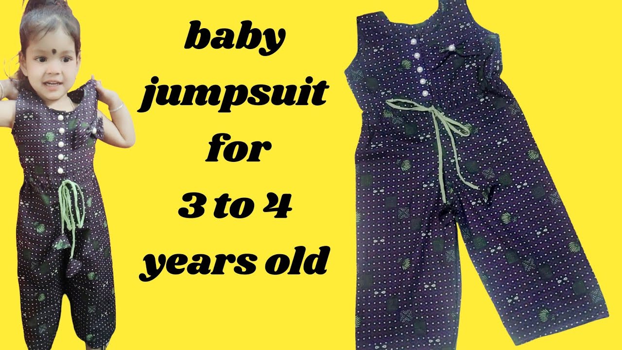 How to Make Baby Jumpsuit Dress (Step by Step)Baby Jumpsuit Dress Cutting & StitchingDIY Baby Dress 