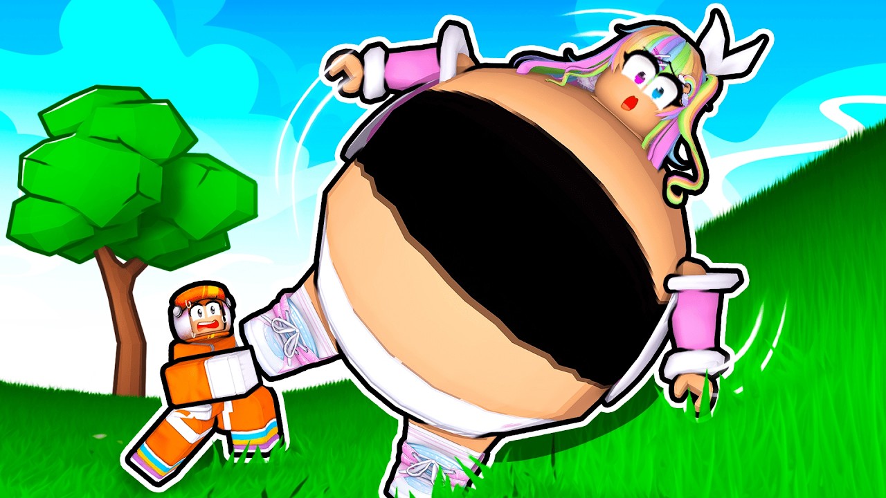 You can only WIN this Roblox OBBY by being FAT...