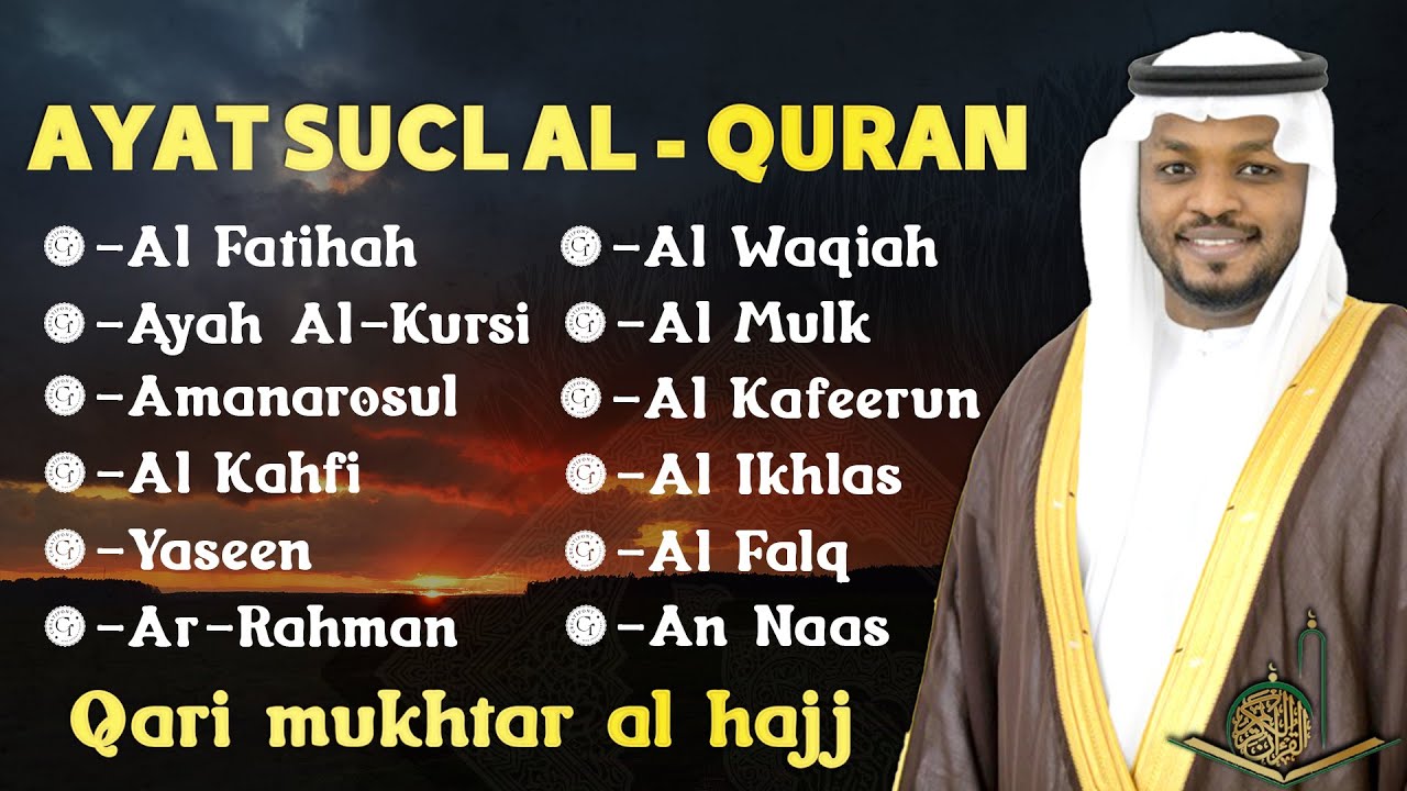 Ayat Suci AlQuran | Alfatiha,Ayah Alkursi, Alkahfi,Yasin,Alwaqia,Arrahman,Almulk, Almoeathat